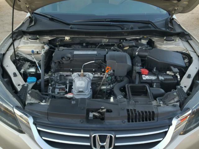 1HGCR2F38DA155543 - 2013 HONDA ACCORD LX BEIGE photo 7