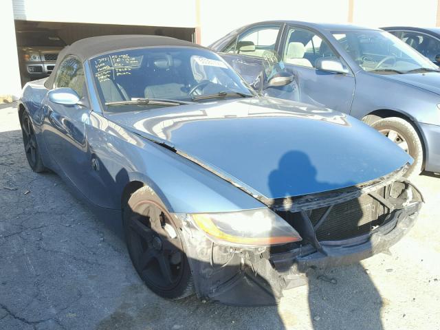 4USBT33463LS43888 - 2003 BMW Z4 2.5 BLUE photo 1