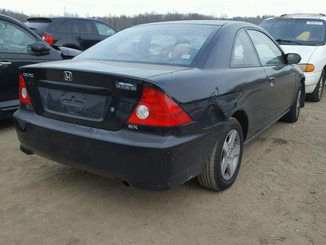 1HGEM229X4L085145 - 2004 HONDA CIVIC EX შავი ფოტო 4