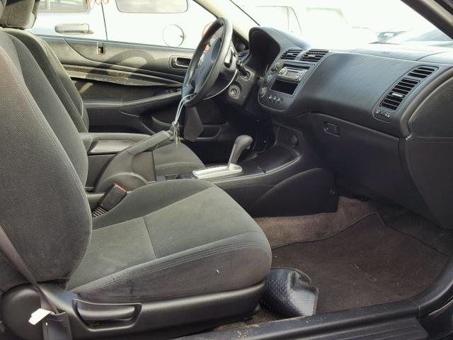 1HGEM229X4L085145 - 2004 HONDA CIVIC EX შავი ფოტო 5