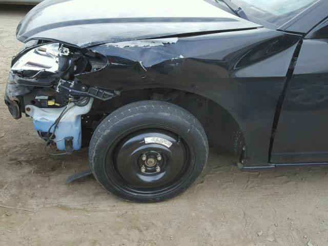 1HGEM229X4L085145 - 2004 HONDA CIVIC EX შავი ფოტო 9