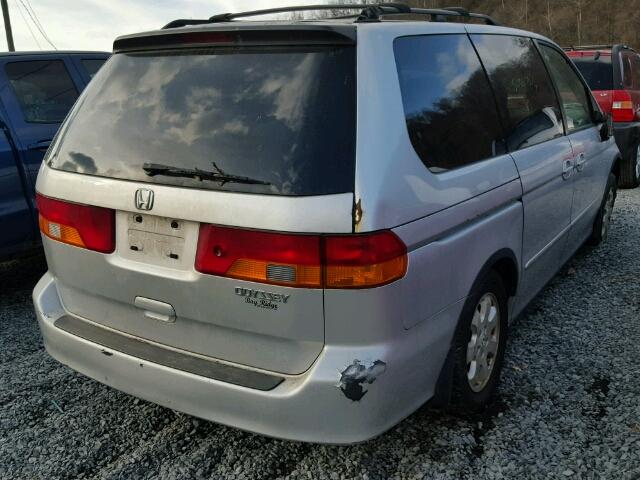 5FNRL18982B053248 - 2002 HONDA ODYSSEY EX SILVER photo 4