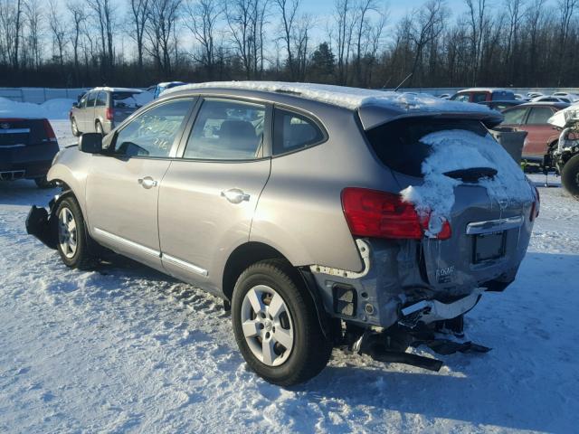 JN8AS5MV4DW644688 - 2013 NISSAN ROGUE S GRAY photo 3