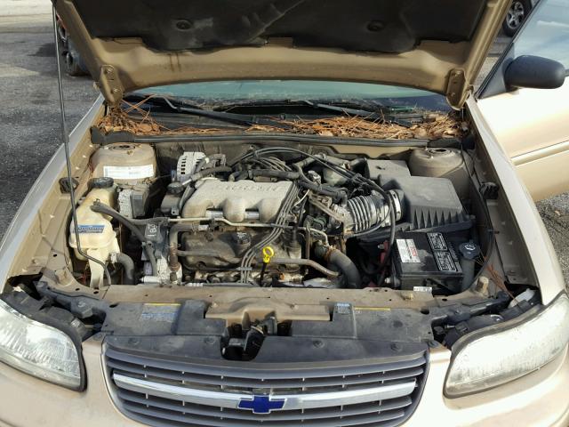 1G1ND52J43M500035 - 2003 CHEVROLET MALIBU GOLD photo 7