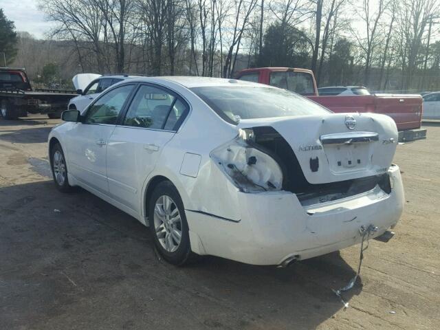 1N4AL2APXAN428171 - 2010 NISSAN ALTIMA BAS WHITE photo 3