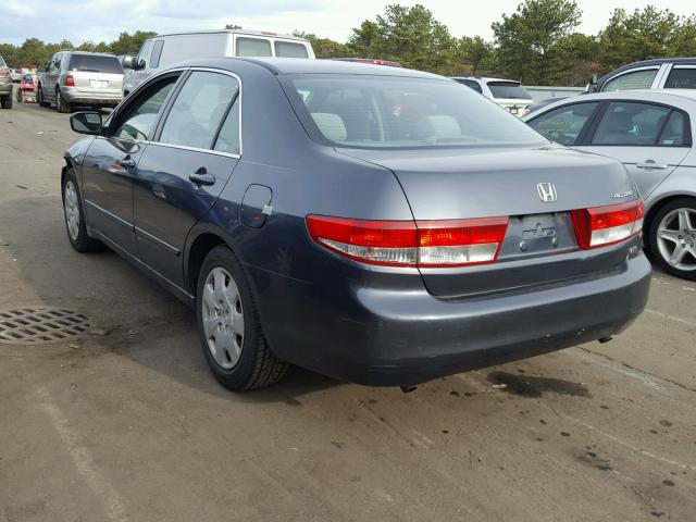 1HGCM66343A048137 - 2003 HONDA ACCORD LX GRAY photo 3