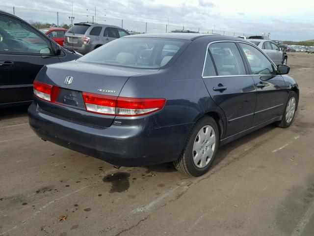 1HGCM66343A048137 - 2003 HONDA ACCORD LX GRAY photo 4