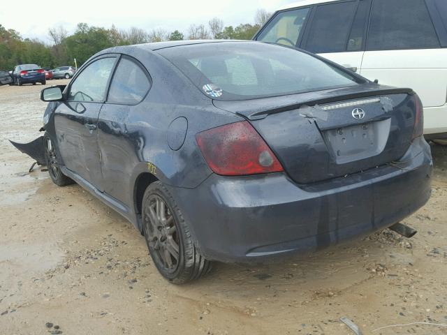 JTKDE177460114158 - 2006 TOYOTA SCION TC CHARCOAL photo 3