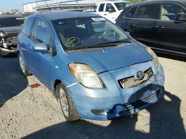 JTDJT923X85175393 - 2008 TOYOTA YARIS BLUE photo 1