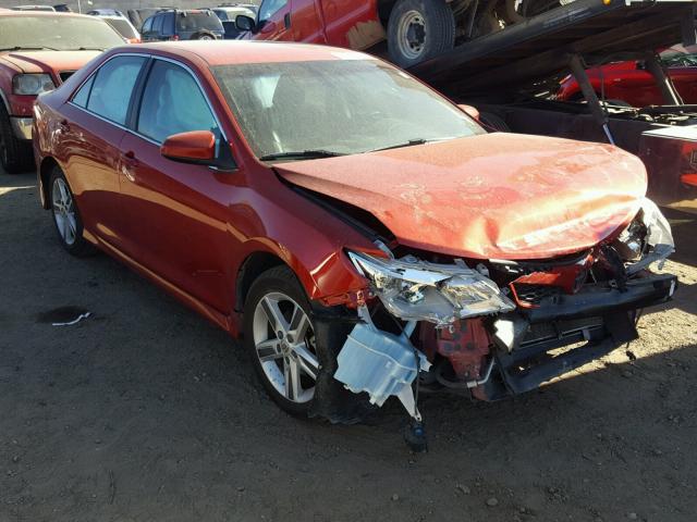 4T1BF1FK8DU641123 - 2013 TOYOTA CAMRY L RED photo 1