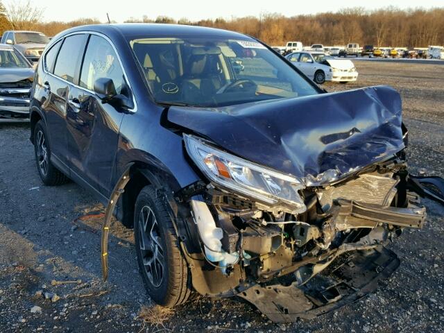 5J6RM3H40GL026136 - 2016 HONDA CR-V SE BLUE photo 1