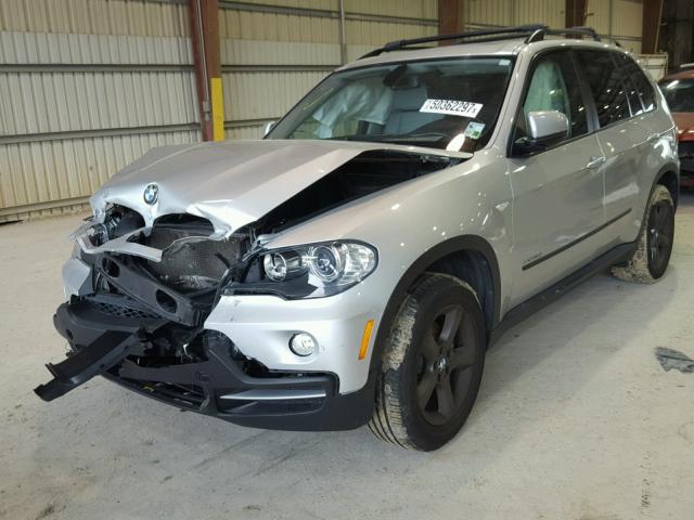 5UXFE43599L267285 - 2009 BMW X5 XDRIVE3 Արծաթագույն լուսանկար 2