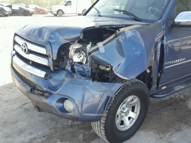 5TBET34104S445514 - 2004 TOYOTA TUNDRA DOU BLUE photo 8