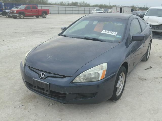 1HGCM72325A003129 - 2005 HONDA ACCORD LX BLUE photo 2