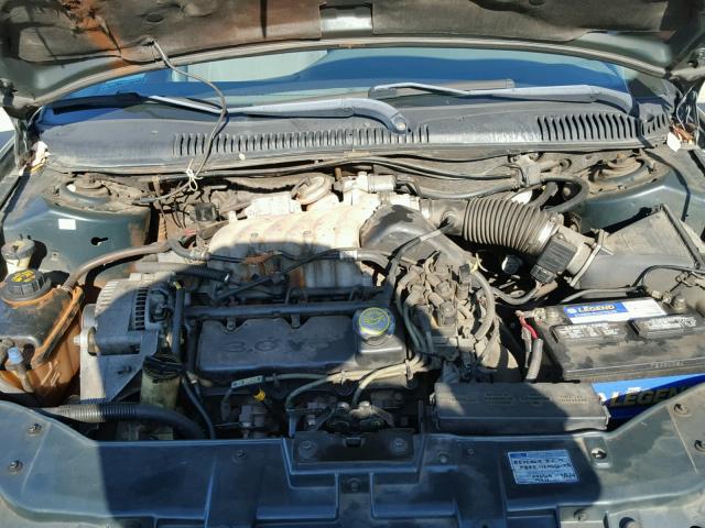 1FAFP52U4WA100419 - 1998 FORD TAURUS GREEN photo 7