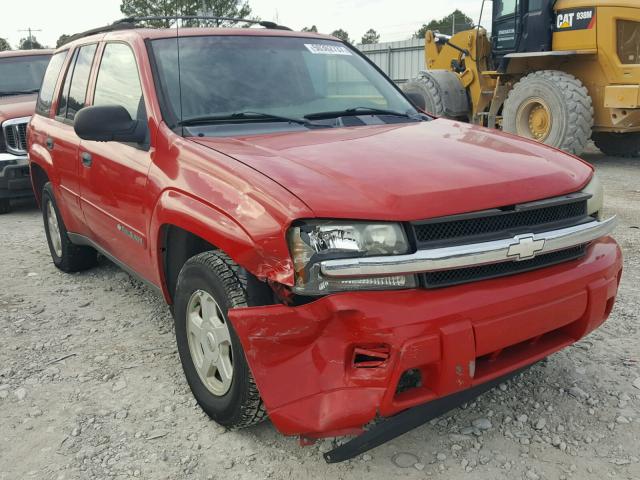 1GNDS13S822471942 - 2002 CHEVROLET TRAILBLAZE RED photo 1