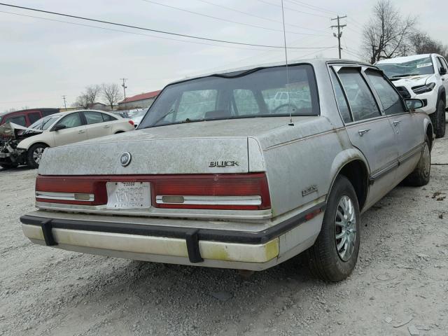 1G4HP54C9LH496174 - 1990 BUICK LESABRE CU SILVER photo 4