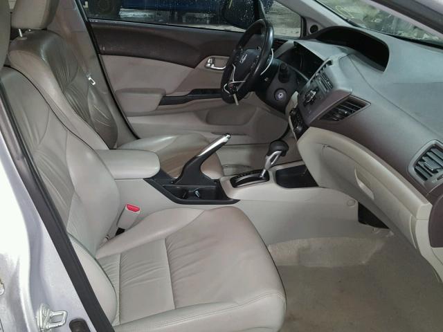 2HGFB2F95CH502736 - 2012 HONDA CIVIC EXL 银色 照片 5