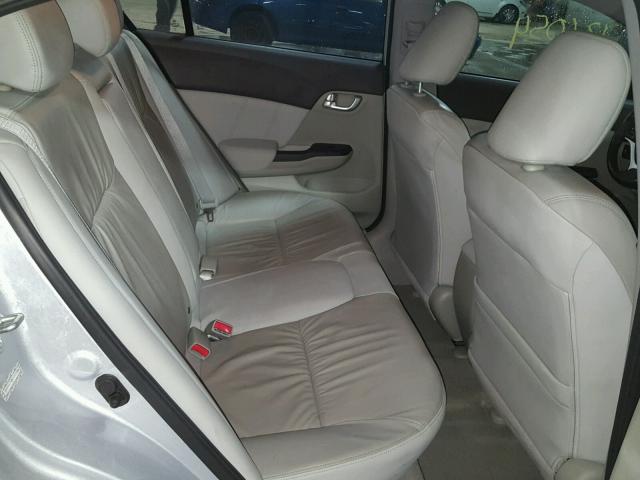 2HGFB2F95CH502736 - 2012 HONDA CIVIC EXL 银色 照片 6