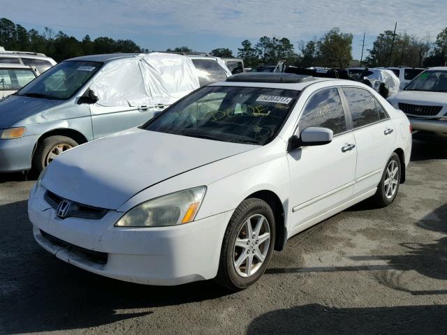 1HGCM66513A035539 - 2003 HONDA ACCORD EX WHITE photo 2