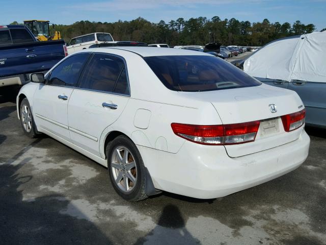 1HGCM66513A035539 - 2003 HONDA ACCORD EX WHITE photo 3