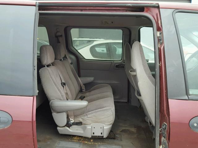 2FMZA514XXBA85534 - 1999 FORD WINDSTAR L MAROON photo 6