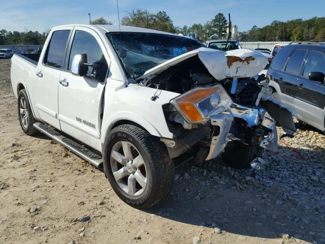 1N6BA07D48N351889 - 2008 NISSAN TITAN XE WHITE photo 1