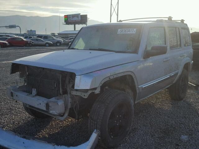 1J8HG58216C123548 - 2006 JEEP COMMANDER WHITE photo 2