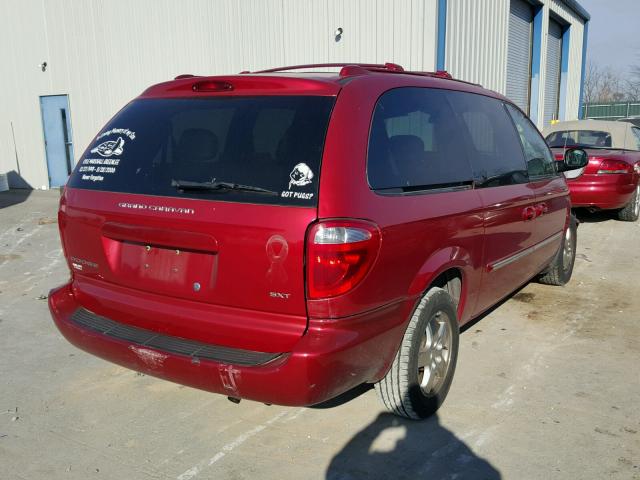 2D4GP44L14R560162 - 2004 DODGE GRAND CARA RED photo 4