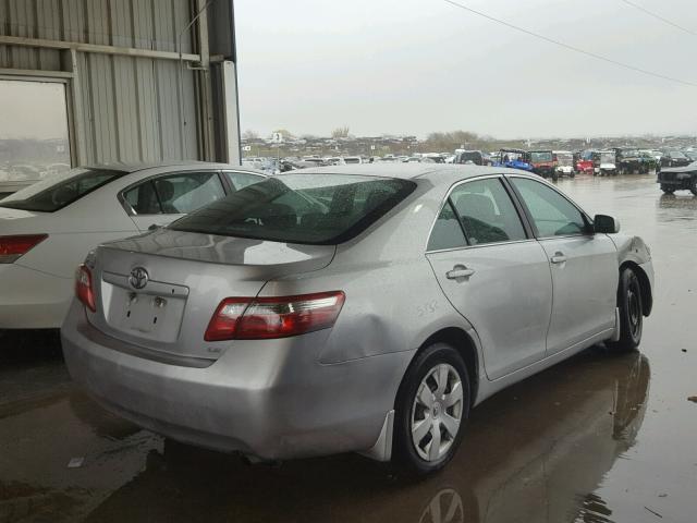 4T1BE46K08U759371 - 2008 TOYOTA CAMRY CE SILVER photo 4