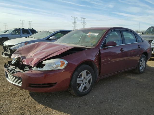 2G1WB58K169214963 - 2006 CHEVROLET IMPALA LS BURGUNDY photo 2