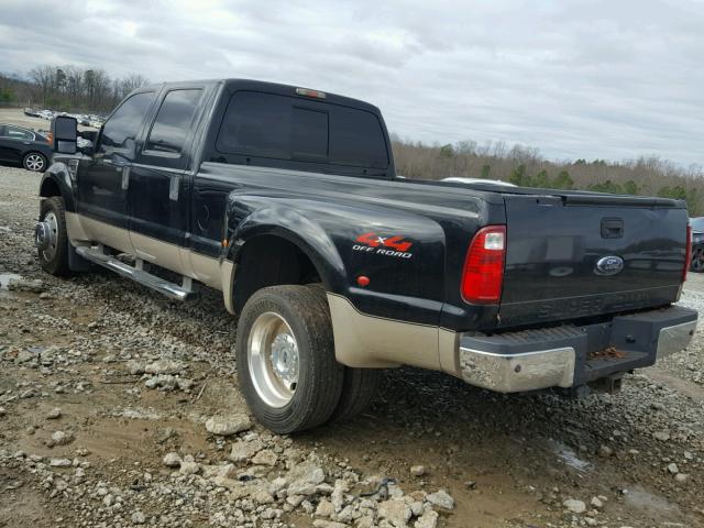 1FTXW43R68ED72584 - 2008 FORD F450 SUPER BLACK photo 3