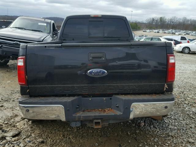 1FTXW43R68ED72584 - 2008 FORD F450 SUPER BLACK photo 9