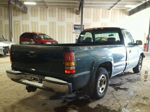 1GCEC14W11Z116774 - 2001 CHEVROLET SILVERADO GREEN photo 4