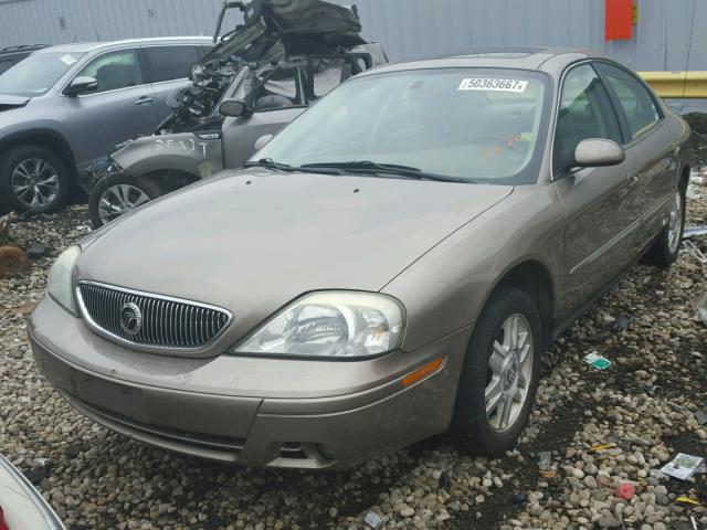 1MEFM55S15A609121 - 2005 MERCURY SABLE LS P GOLD photo 2