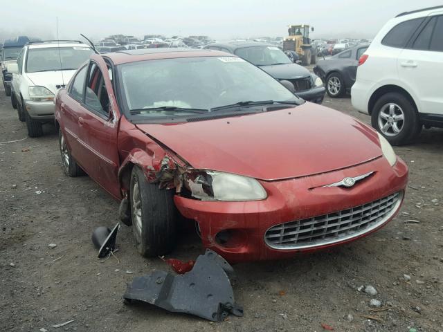 1C3AL56R12N193008 - 2002 CHRYSLER SEBRING LX RED photo 1