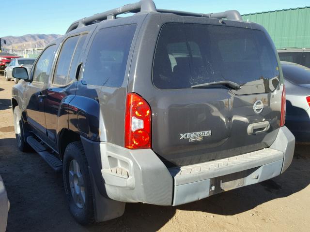 5N1AN08W25C626827 - 2005 NISSAN XTERRA OFF GRAY photo 3