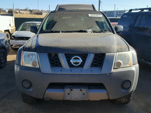 5N1AN08W25C626827 - 2005 NISSAN XTERRA OFF GRAY photo 9