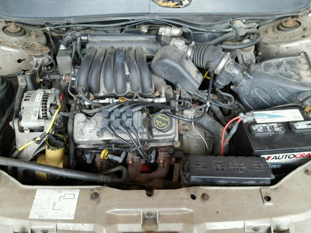 1FAFP52263G161651 - 2003 FORD TAURUS LX GOLD photo 7