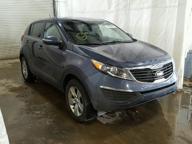 KNDPBCA24D7440567 - 2013 KIA SPORTAGE L BLUE photo 1