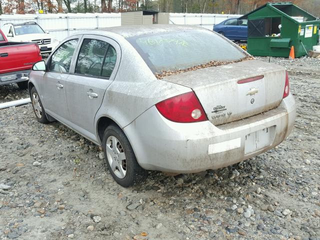 1G1AK55F867868393 - 2006 CHEVROLET COBALT LS GRAY photo 3