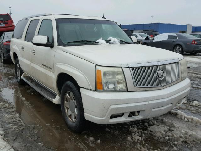 3GYFK66N03G220257 - 2003 CADILLAC ESCALADE E WHITE photo 1