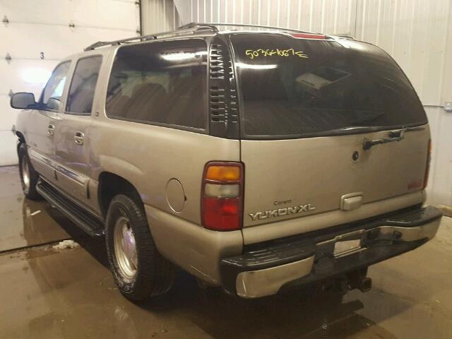 1GKFK16Z22J255931 - 2002 GMC YUKON XL K TAN photo 3