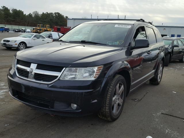 3D4GH57V99T247672 - 2009 DODGE JOURNEY SX BLACK photo 2