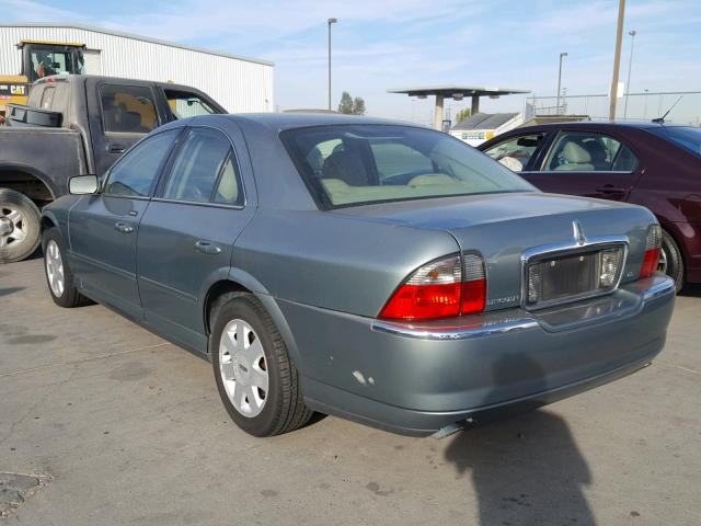 1LNHM86S65Y642810 - 2005 LINCOLN LS GREEN photo 3