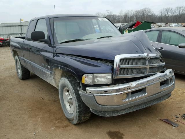 1B7HC13Z3WJ225509 - 1998 DODGE RAM 1500 BLUE photo 1