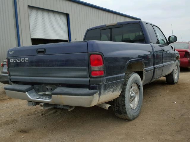 1B7HC13Z3WJ225509 - 1998 DODGE RAM 1500 BLUE photo 4