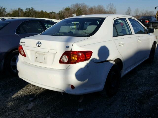 2T1BU4EE2AC343148 - 2010 TOYOTA COROLLA BA WHITE photo 4