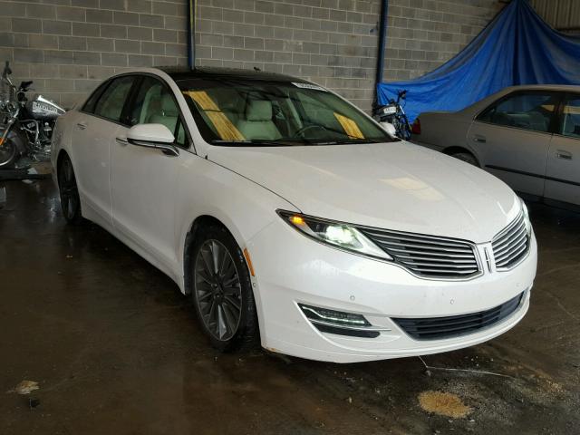 3LN6L2G95DR817404 - 2013 LINCOLN MKZ WHITE photo 1