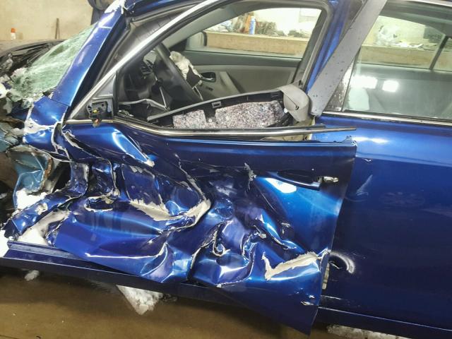 4T1BF3EK6AU525198 - 2010 TOYOTA CAMRY BASE BLUE photo 10